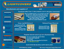 Tablet Screenshot of lightcovers.co.uk
